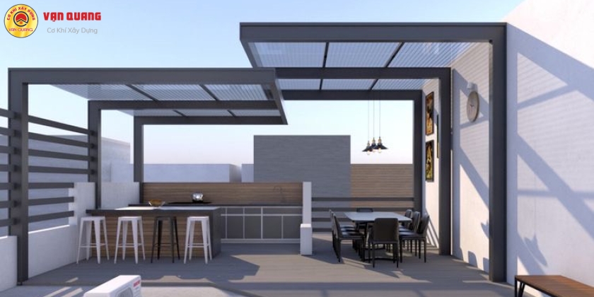 THI CÔNG MÁI ĐÓN CANOPY GIÁ TỐT VŨNG TÀU