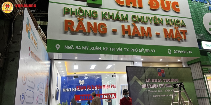 LÀM BẢNG HIỆU NHA KHOA ĐẸP - SANG TRỌNG - GIÁ RẺ